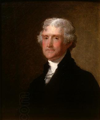 Gilbert Stuart Thomas Jefferson oil painting picture